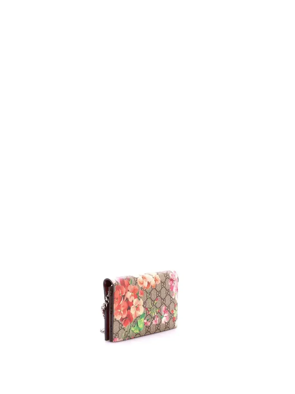 Gucci Chain Wallet Blooms Print Gg #340415G10B